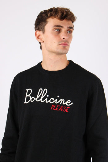 Maglia Girocollo Ricamo Bollicine Please - 6