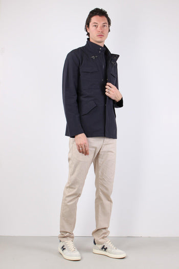 Feel Jacket Nylon Gancio Blu - 5