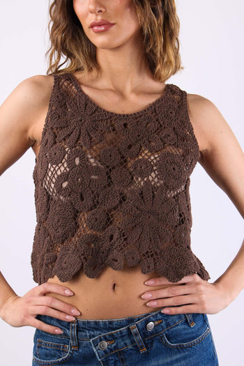 Top Macrame Cioccolato - 6