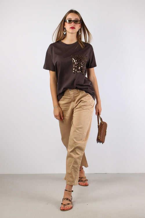 T-shirt Taschino Paillettes Moro