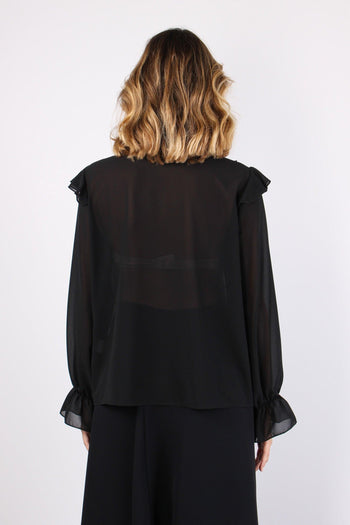 Blusa Georgette Rouge Nero - 3