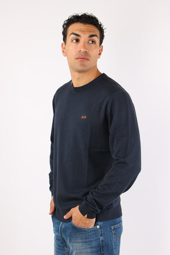 Maglia Basica Cotone Navy Blue - 6