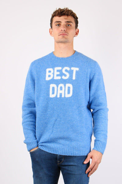 Maglia Girocollo Ricamo Stretch Best Dad