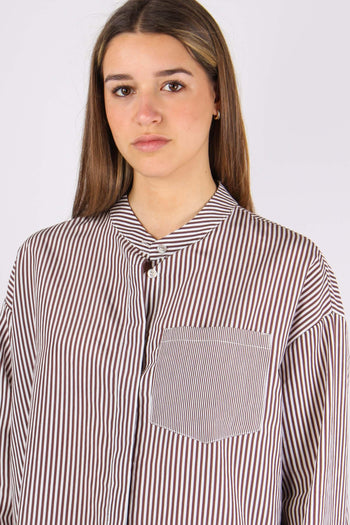 Camicia Taschino Contrasto Rig Moro - 7