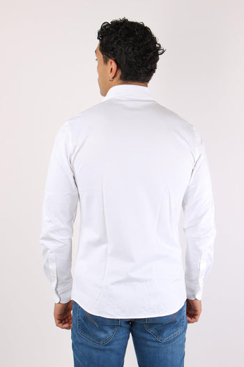 Camicia Technical Piquet Bianco - 5