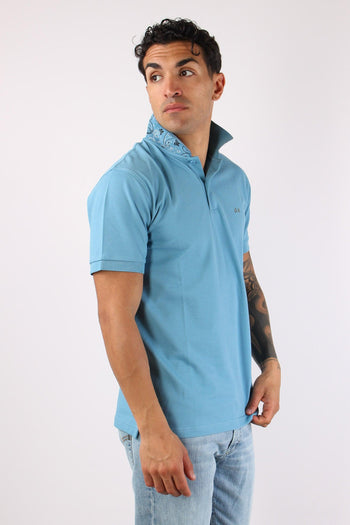 Polo Sotto Collo Bandana Avio - 3