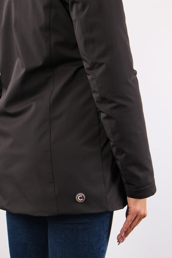 Parka Inserto Ecopelliccia Nero - 8