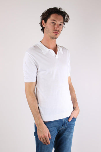 Polo Manica Corta Basica Optic White - 6