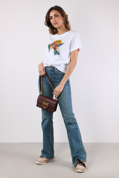 T-shirt Stampa Tucano Bianco