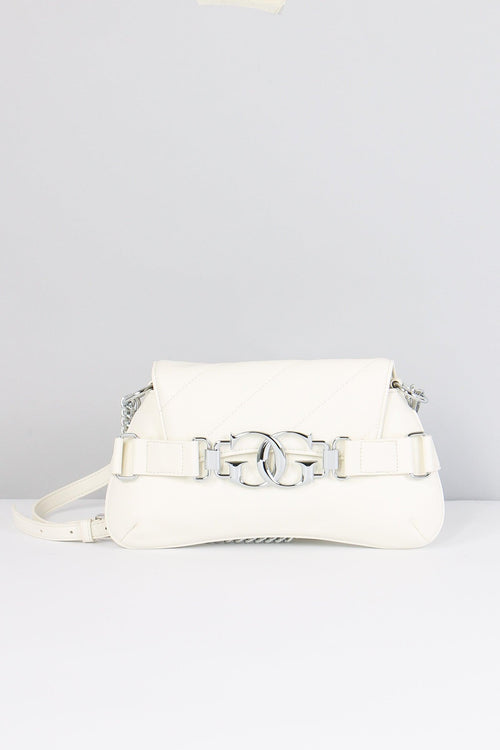 Borsa Galvanica Double G Off White