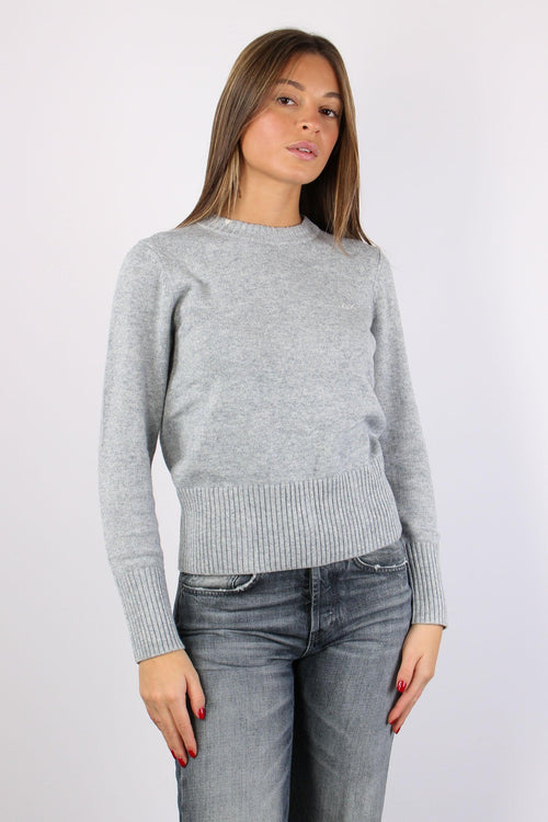 Girocollo Misto Cashmere Grigio - 2