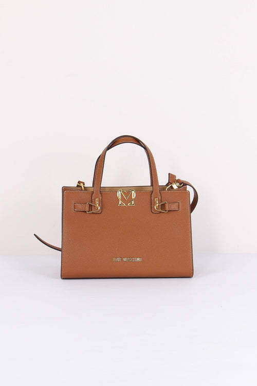 Shopping Media Cuore Cuoio
