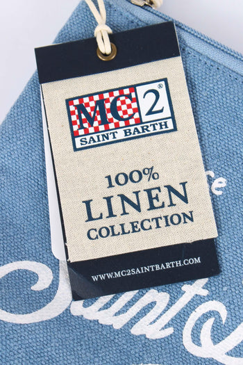 Aline Pochette Lino Denim - 8