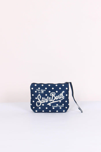 Aline Pochette Pois Blu/bianco - 3