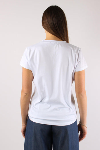 T-shirt Patch Cuore Bianco - 4