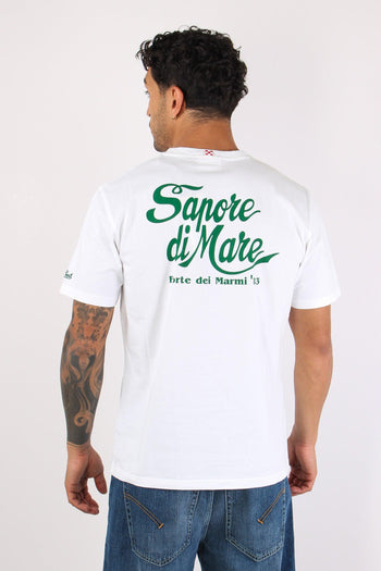 T-shirt Stampa Scritta Bianco - 3