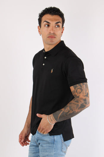 Polo Slim Fit Stretch Polo Black - 3