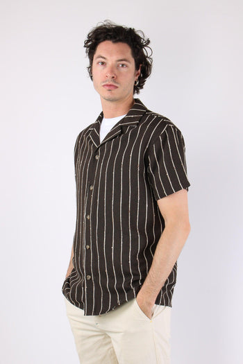 Camicia Over Riga Moro - 3