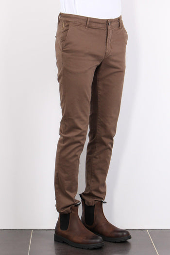 Denim Chino Slim Fit Fango - 4