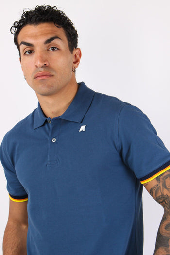 Polo Collo Contrasto Blue Insignie - 8