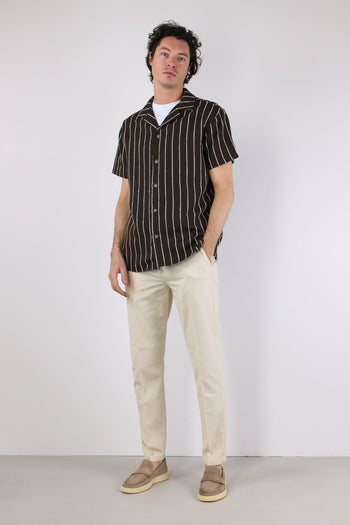 Camicia Over Riga Moro - 2