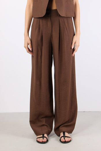 Pantalone Elastico Bottoni Moro - 2