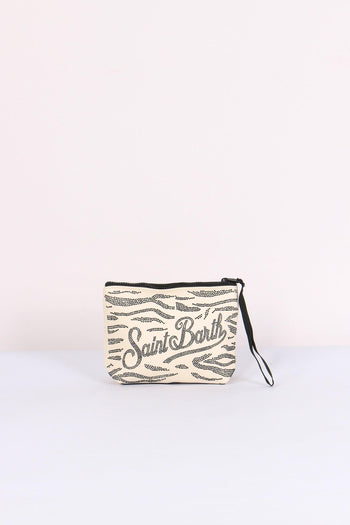 Aline Pochette Strass Bianco/nero - 3