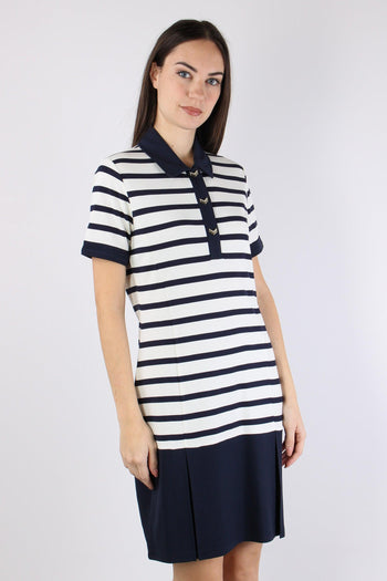 Abito Polo Jersey Riga White/blue - 7