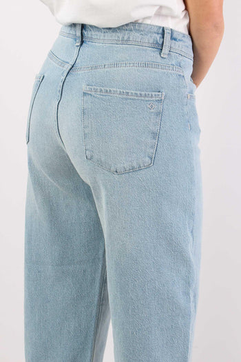 Denim Dritto Cropped Denim Chiaro - 7