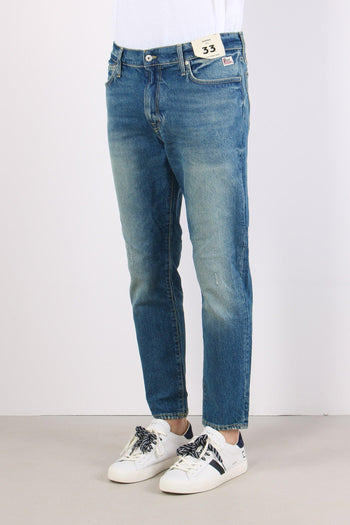Denim Relaxed Tapared Fit Denim Medio - 5