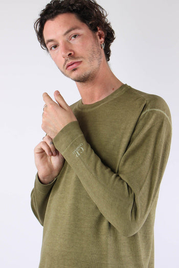 Maglia Doppia Tintura Effetto Lino Died Herb - 4