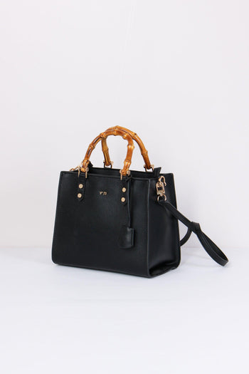 Nefertiti Tote Bag Bamboo Nero - 2