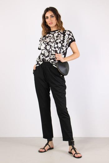 T-shirt Inserto Fantasia Nero/arabo - 2