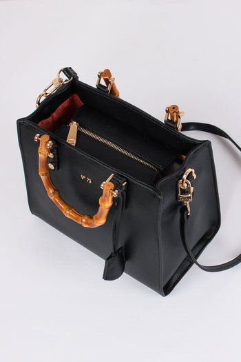 Nefertiti Tote Bag Bamboo Nero - 5
