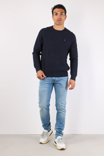 Maglia Girocollo Nido Dape Navy - 5