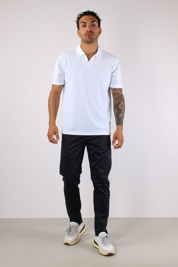Pantalone Chino Rasatello Blu - 3