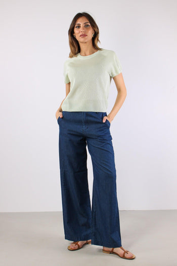 Maglia M/m Filo Cotone Menta - 5