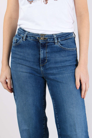 Jeans Good Flare Denim Scuro - 8