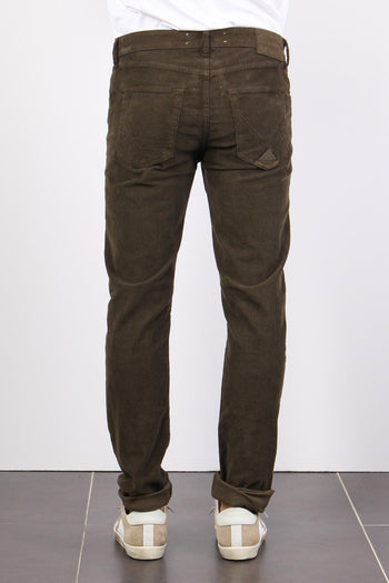 Pantalone Mille Righe Velluto Read Brown - 3