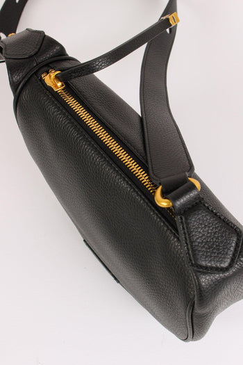 Charlotte Mezzaluna Pelle Nero - 5