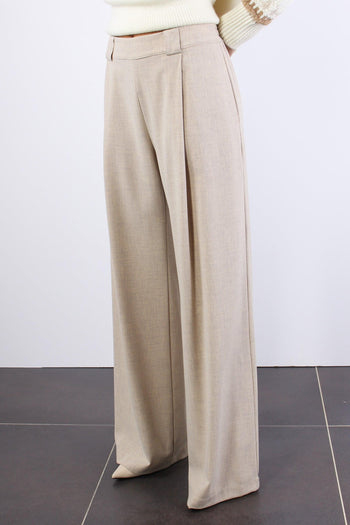 Pantalone Flanella Pences Piat Ecru - 3