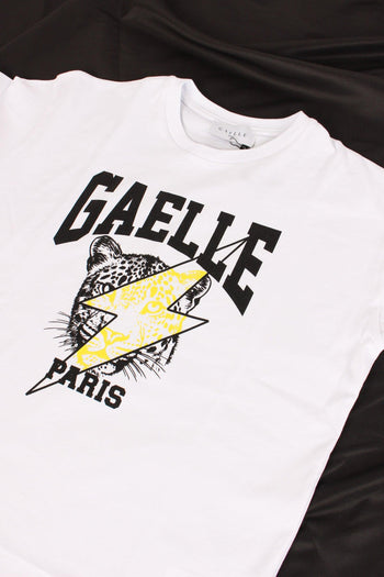 T-shirt Stampa Logo Bianco - 2