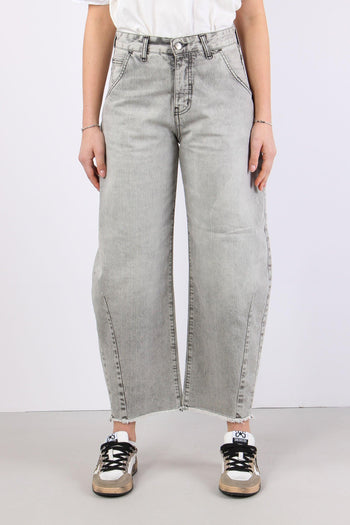 Denim Barrel Sporcato Grigio - 2
