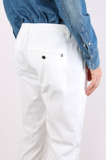 Gaubert Pantalone Gabrdina Leggera Bianco - 7