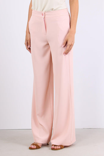 Pantalone Gamba Dritta Fluido Cipria - 3