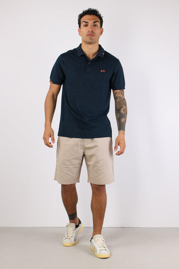 Polo Jersey Lino Navy Blue - 3