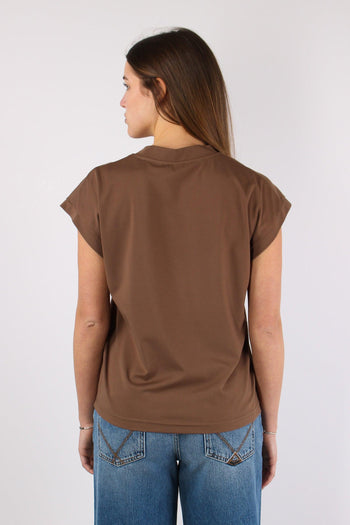 T-shirt Scavo V Over Avana - 4