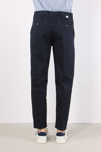 Chino Pences Gabardina Blu - 4