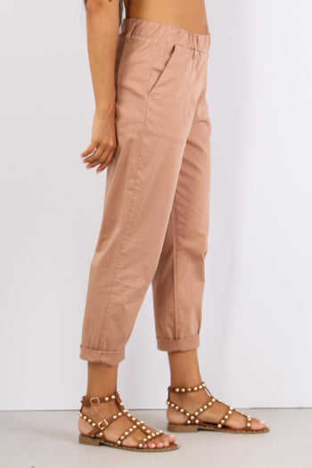 Pantalone Elastico Cotone Legg Nude - 8
