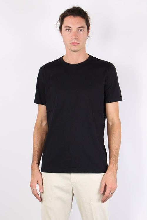 T-shirt Logo Gommato Nero